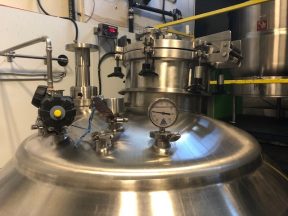 500 Liter Lee Jacketed Vacuum Process Vessel, Dispersion Mixer