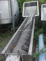 16" DIA. X 12' AUGER/SCREW LOADER, SS