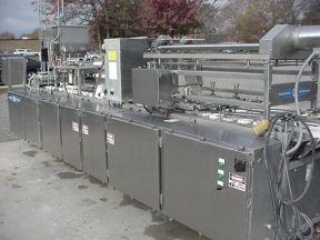 DEL DUAL LANE CUP FILLING, SEALING & LIDDING SYSTEM, PLC CONTROLLED