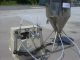 TWO SPOUT TABLETOP PISTON FILLER WITH HOPPER