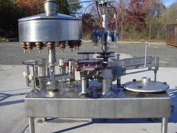 FOGG 16 HEAD ROTARY LIQUID FILLER/CAPPER, ALL STAINLESS