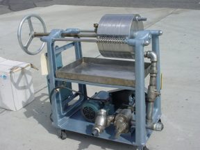 ERTEL 2HS 12" DIAMETER SS FILTER PRESS, With Pump, XP
