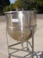 50 GALLON STAINLESS STEEL JACKETED KETTLE, PORTABLE