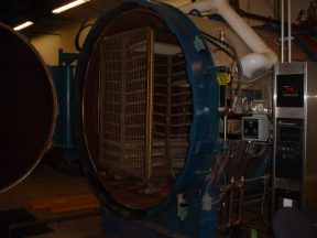 HORIZONTAL STEAM STERILIZER SYSTEM 72" DIAMETER BY 185" DEEP
