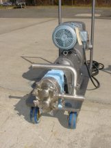 WAUKESHA 30 STAINLESS POSITIVE DISPLACEMENT PUMP, 5 HP VARI-DRIVE