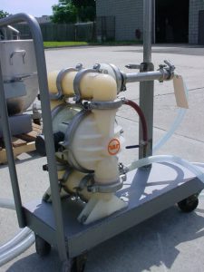 WILDEN 2" DOUBLE DIAPHRAGM PUMP, PORTABLE