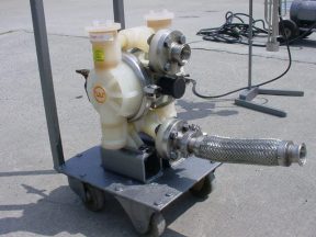 WILDEN 1″ AIR OPERATED DOUBLE DIAPHRAGM PUMP, PORTABLE