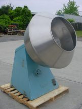 STOKES 42" DIAMETER STAINLESS STEEL COATING PAN, Vari Speed