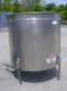 400 GALLON SANITANK STAINLESS STEEL VERTICAL TANK,K HINGED LID
