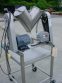 8 QT. PATTERSON KELLEY STAINLESS STEEL TWIN SHELL "V" LAB MIXER, LIQUID ADDITION