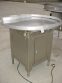 36" DIAMETER GARVEY ROTARY STAINLESS UNSCRAMBLING/ACCUMULATING TABLE