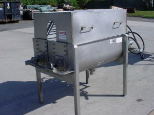RIETZ TWIN SHAFT RIBBON BLENDER, STAINLESS STEEL