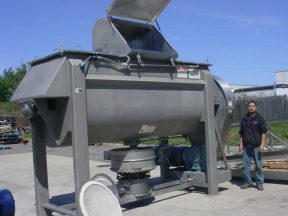 120 CU.FT. AMERICAN PROCESS SYSTEMS STAINLESS STEEL DOUBLE RIBBON BLENDER