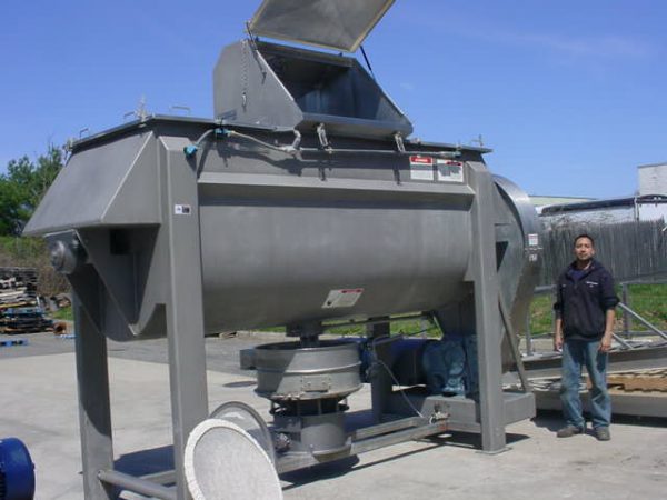 120 CU.FT. AMERICAN PROCESS SYSTEMS STAINLESS STEEL DOUBLE RIBBON BLENDER