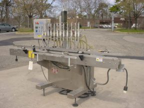 KAPS-ALL/FILLS-ALL 12 PISTON AUTOMATIC FILLER, STAINLESS STEEL