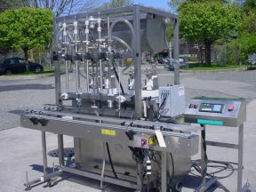 INLINE FILLING SYSTEMS 4 HEAD "SERVO"" POSITIVE DISPLACEMENT FILLER