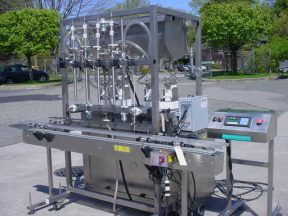 INLINE FILLING SYSTEMS 4 HEAD “SERVO”” POSITIVE DISPLACEMENT FILLER