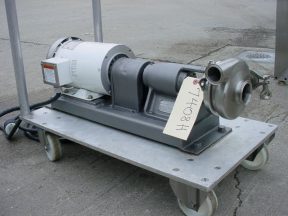 TRI-CLOVER 2" X 1-1/2" STAINLESS SANITARY CENTRIFUGAL PUMP, PORTABLE