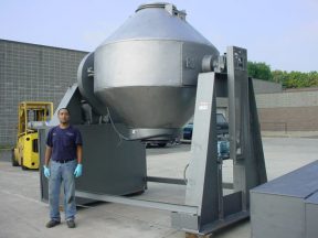 GEMCO 75 CU.FT. STAINLESS JACKETED, DOUBLE CONE BLENDER WITH INTENSIFIER BAR