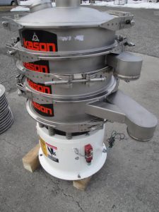 KASON 18" STAINLESS TRIPLE DECK SCREENER/SEPARATOR, LIKE NEW