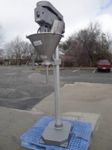 MATEER 31A SINGLE AUGER POWDER FILLER, AGITATED HOPPER