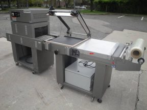 CLAMCO "L" BAR SEALER AND SHRINK TUNNEL, PORTABLE