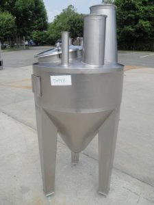 50 GALLON REGEV 304L SS CONE BOTTOM "FLASH" TANK