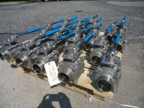 BRADFORD 3" DIAMETER STAINLESS STEEL BALL VALVES (19)