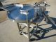 36 IN. DIAMETER DEITZ/PHARMAFILL STAINLESS STEEL ROTARY UNSCRAMBLING/ACCUMULATING TABLE