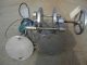 ERTEL 12 IN. DIAMETER STAINLESS STEEL LAB FILTER PRESS WITH PUMP