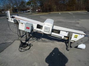 SAFELINE 14 IN. WIDE X 3-1/2 IN. HIGH INCLINED METAL DETECTOR, CONVEYORIZED
