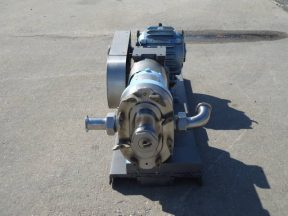 WAUKESHA SIZE 25 STAINLESS STEEL POSITIVE DISPLACEMENT PUMP, 1 HP