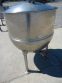 80 GALLON GROEN STAINLESS STEEL JACKETED HEMISPHERICAL KETTLE-