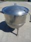 80 GALLON GROEN STAINLESS STEEL JACKETED HEMISPHERICAL KETTLE-