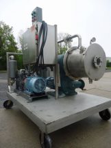 CORNELL D16 STAINLESS STEEL SANITARY VERSATOR WITH SIHI VACUUM PUMP & FILTER EXPLOSION PROOF