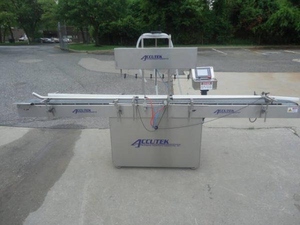 ACCUTEK "AUTO-PINCH 25" SIX-HEAD LIQUID FILLER