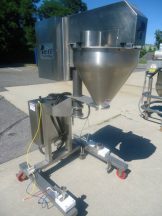 PER-FIL PF-14FG PORTABLE AUGER FILLER, ALL STAINLESS STEEL