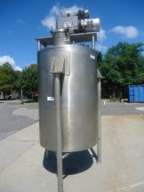 300 GALLON LEE STAINLESS JACKETED AGITATED VACUUM REACTOR