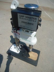 SWANMATIC C-300 TABLETOP CAPPER, VARIABLE SPEED--