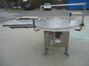 48 IN. DIAMETER KAPS-ALL ROTARY UNSCRAMBLING TABLE, VARIABLE SPEED
