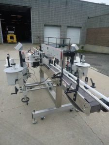 QUADREL "MODULINE"" FRONT & BACK AUTOMATIC LABELER, MANUFACTURED IN 2012