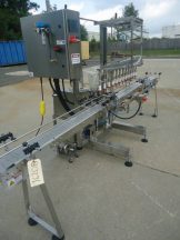 FILLING EQUIPMENT COMPANY TWELVE SPOUT STRAIGHT LINE AUTOMATIC LIQUID FILLER