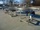 48 IN. STAINLESS STEEL ROTARY UNSCRAMBLING-ACCUMULATING TABLES, SS BASE (4)