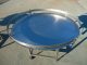 48 IN. STAINLESS STEEL ROTARY UNSCRAMBLING-ACCUMULATING TABLES, SS BASE (4)