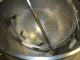 350 GALLON PARDO 316 STAINLESS HEMISPHERICAL INCLINED AGITATED KETTLE, 100 PSI JACKET