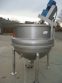 350 GALLON PARDO 316 STAINLESS HEMISPHERICAL INCLINED AGITATED KETTLE, 100 PSI JACKET