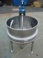 350 GALLON PARDO 316 STAINLESS HEMISPHERICAL INCLINED AGITATED KETTLE, 100 PSI JACKET