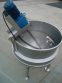 350 GALLON PARDO 316 STAINLESS HEMISPHERICAL INCLINED AGITATED KETTLE, 100 PSI JACKET