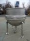 350 GALLON PARDO 316 STAINLESS HEMISPHERICAL INCLINED AGITATED KETTLE, 100 PSI JACKET
