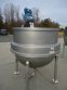 350 GALLON HAMILTON 316 STAINLESS HEMISPHERICAL INCLINED AGITATED KETTLE, 110 PSI JACKET